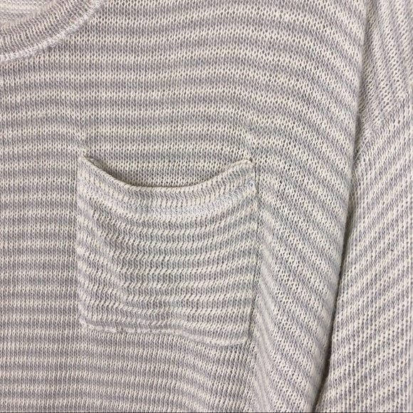 Hollister Striped Long Sleeve Knit Crop Top - Picture 7 of 13